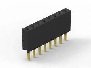 DIP Jednorzędowy kobiecy głowica, Plastikowy łącznik głowicy szpilki kobieca wysokość 4,0 mm