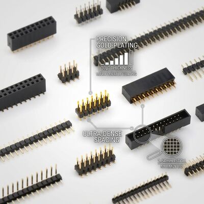 Podwyższone układanie podwójny rzęd męski Pin Header Connector 2.54mm Pitch Rozszerzona wysokość PCB Board Spacer