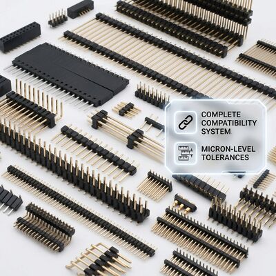 Złącze męskie typu pin header SMT dwurzędowe do montażu powierzchniowego, rastr 2.54mm, PCB, 80-pinowe, kompatybilne z lutowaniem rozpływowym